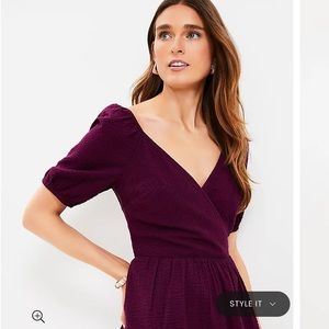 LOFT faux wrap dress